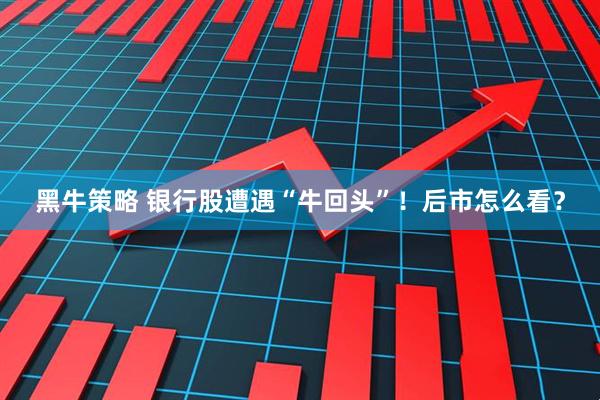 黑牛策略 银行股遭遇“牛回头”！后市怎么看？